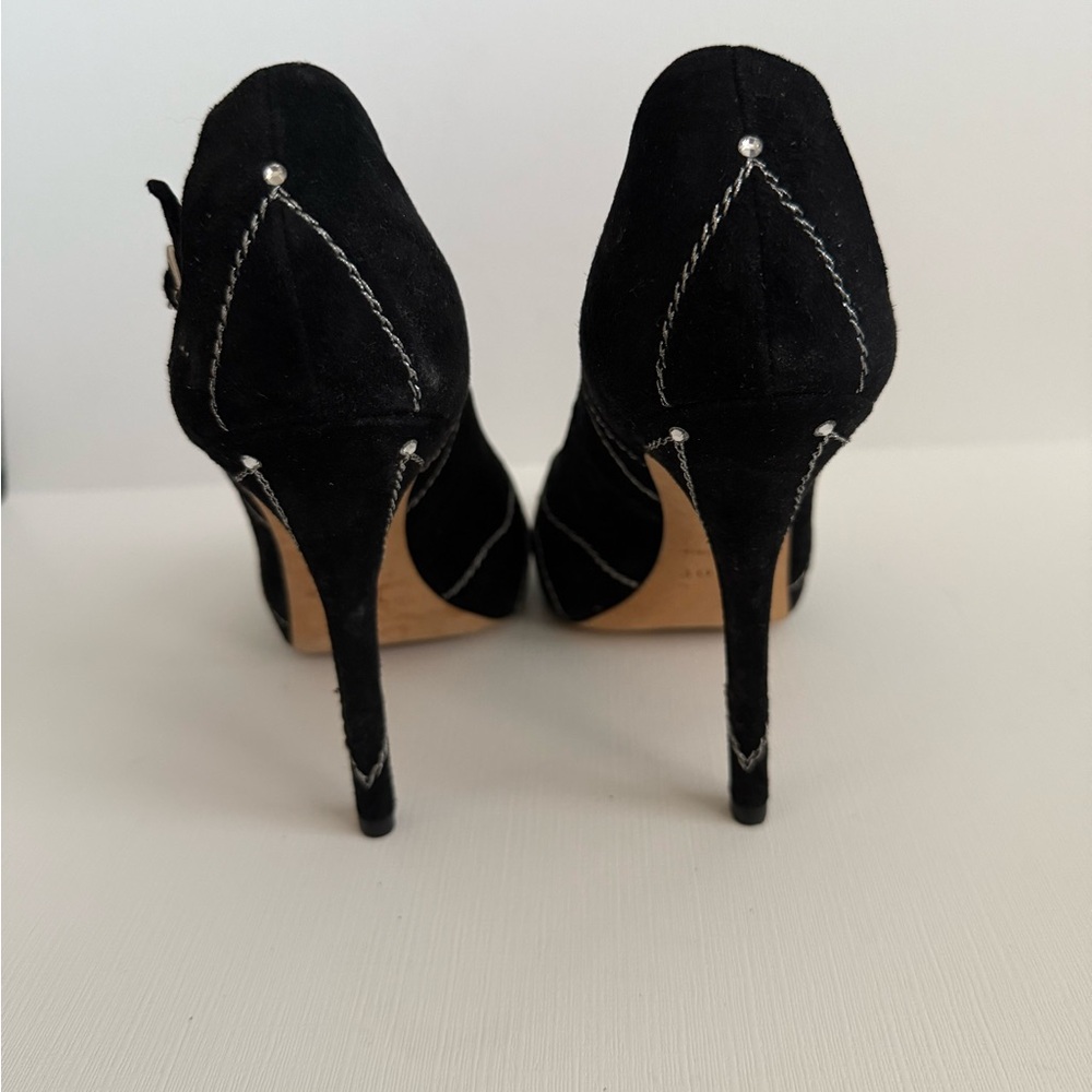 Vintage Christian Dior black velvet pumps - Picture 10 of 10